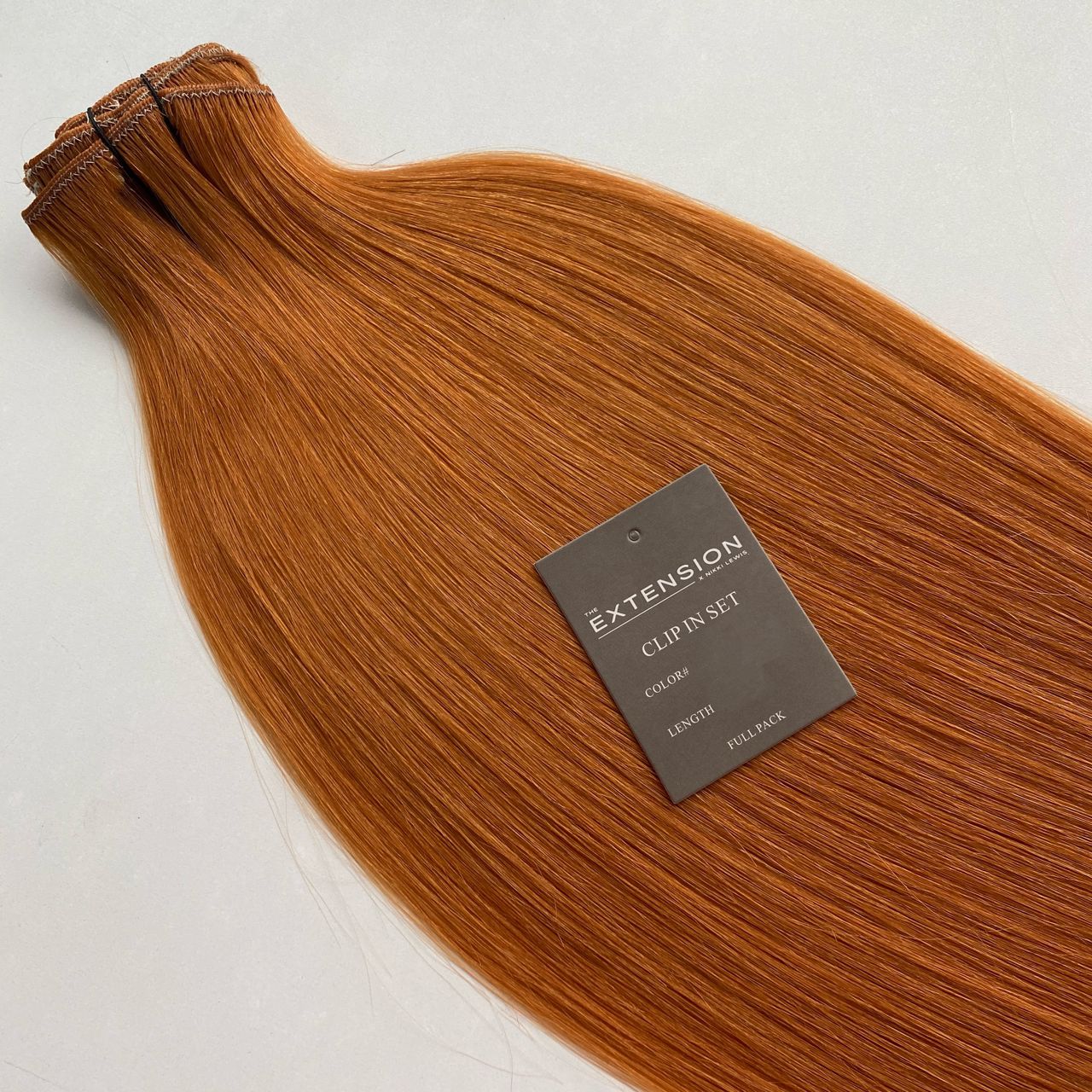 clip-in 22" #8 - amber glow
