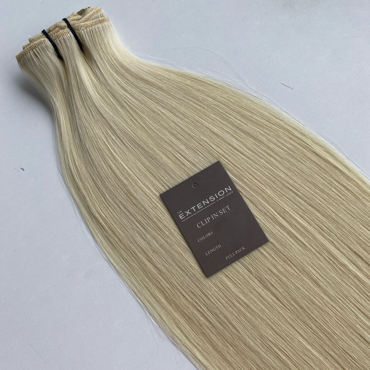 clip-in 22" #60- arctic pearl