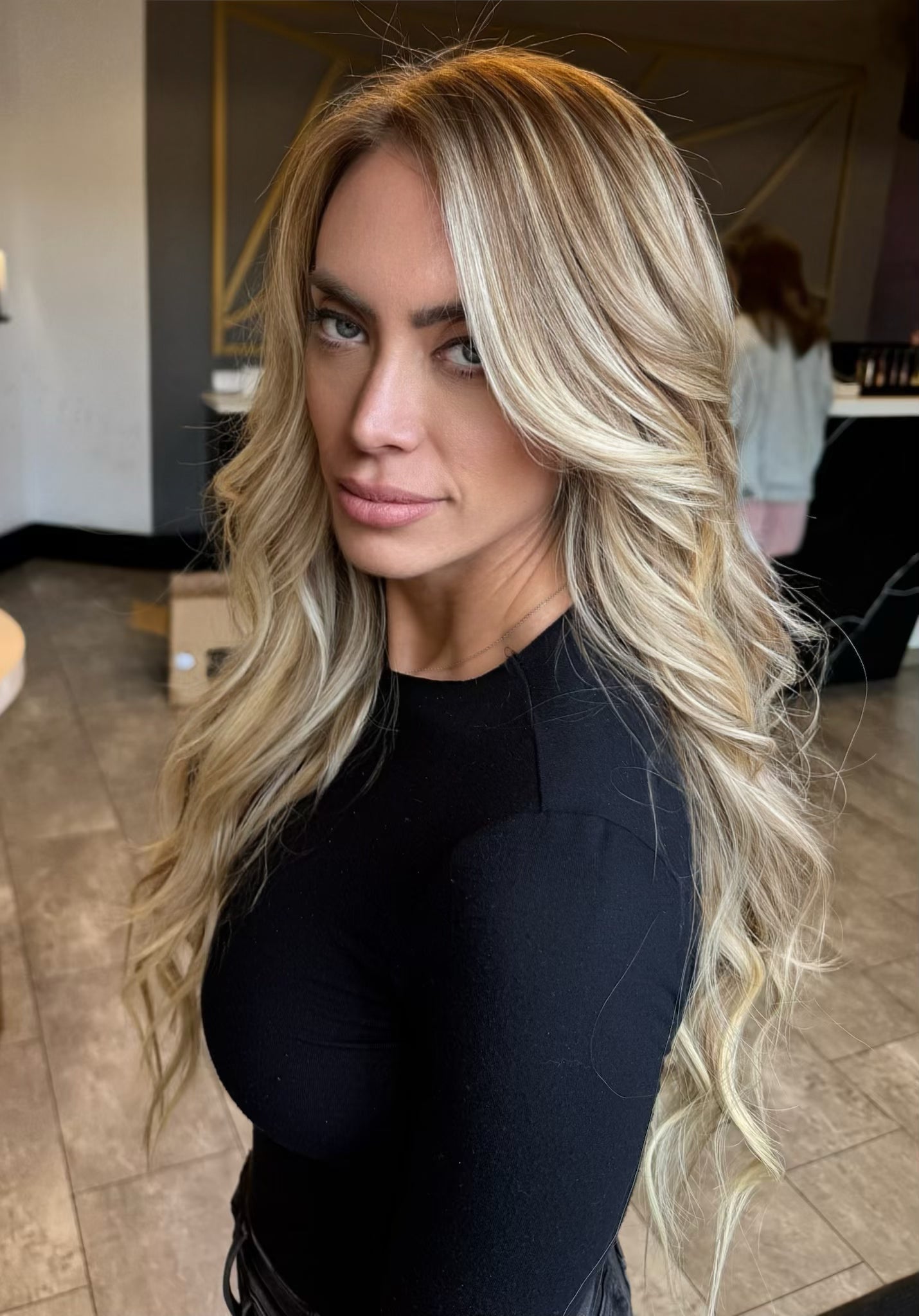 clip-in 22" R9- 9-9/22/60 - Amber wheat
