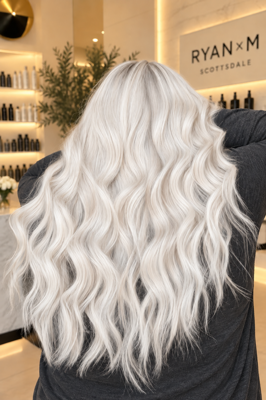 Clip-in 22” - Snow Silk