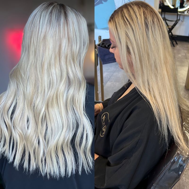 clip-in 22" #60 Lightest Blonde